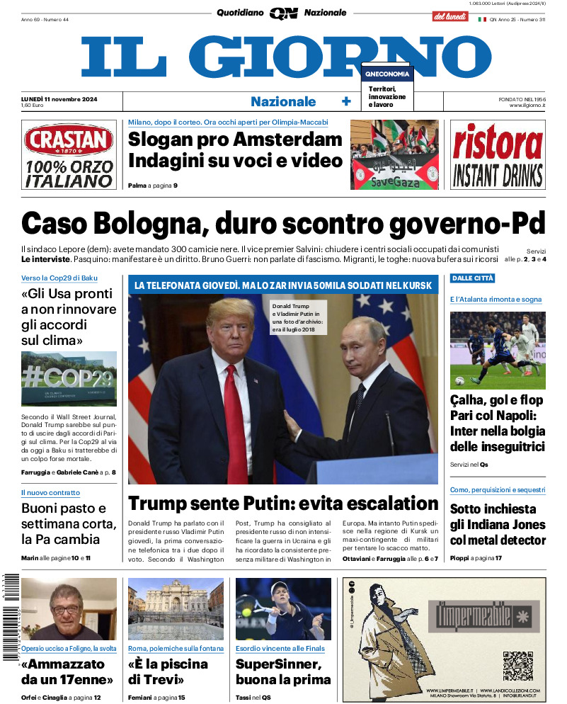 Prima-pagina-il giorno-edizione-di-oggi-20241111